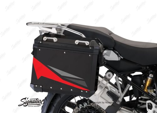 BSTI 4060 BMW Aluminum Panniers Black Alive Series Red Grey Silver 02