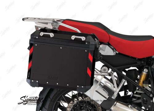 BSTI 4066 BMW Side Panniers Black Black Red Reflective Strips 02