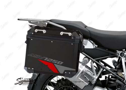 BSTI 4100 BMW Aluminum Panniers Velos Red Grey Silver 02