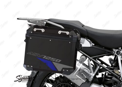 BSTI 4101 BMW Aluminum Panniers Velos Blue Grey Silver 02