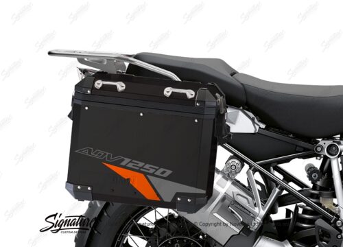 BSTI 4102 BMW Aluminum Panniers Velos Orange Grey Silver 02