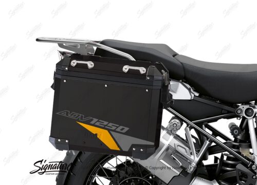 BSTI 4103 BMW Aluminum Panniers Velos Yellow Grey Silver 02