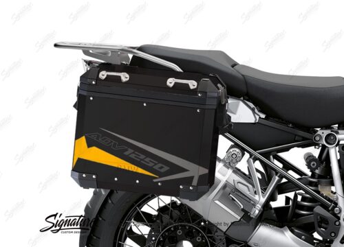 BSTI 4087 BMW Aluminum Panniers Spike Yellow Grey Silver 02