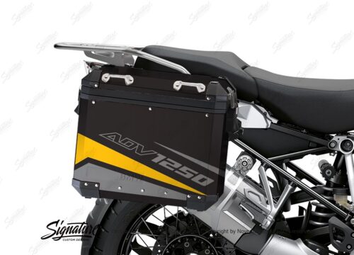 BSTI 4109 BMW Aluminum Panniers Vivo Yellow Grey Silver 02