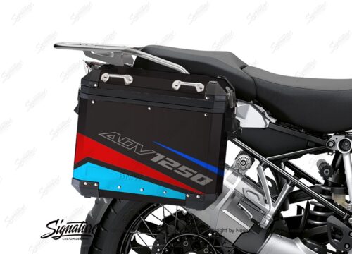 BSTI 4112 BMW Aluminum Panniers Vivo Red Blue Light Blue 02