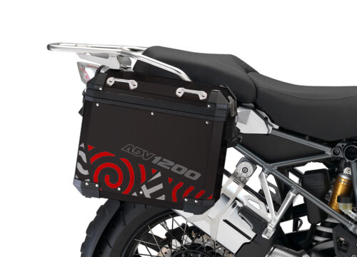 BSTI 4146 BMW Aluminum Panniers Four Elements Red Silver 02 1