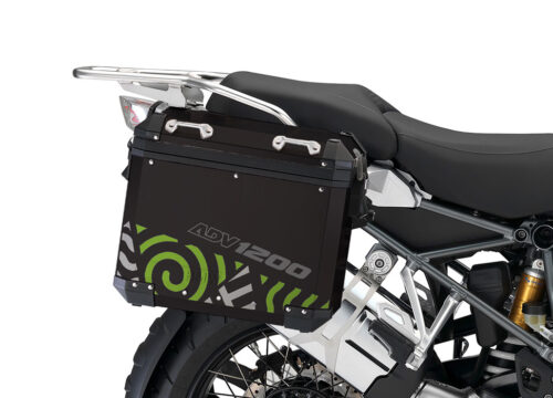 BSTI 4150 BMW Aluminum Panniers Four Elements Toxic Green Silver 02 1