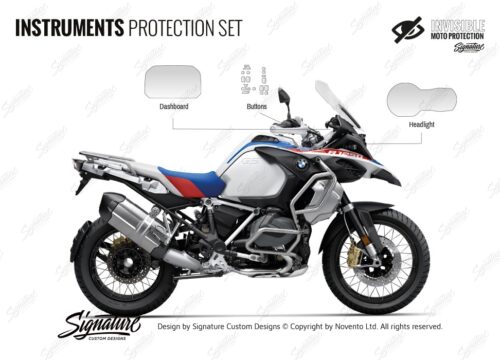 BMW R1250GS Adventure Style Rallye Instruments Protective Film