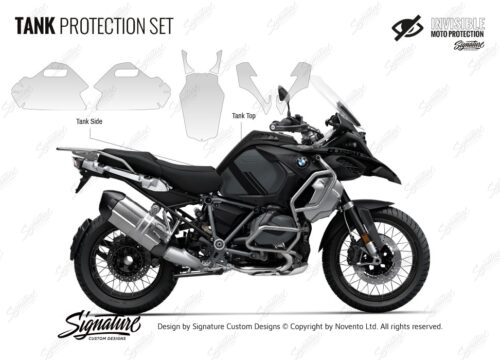 BMW R1250GS Adventure Triple Black Tank Protective Film