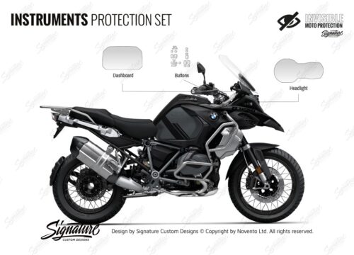 BMW R1250GS Adventure Triple Black Instruments Protective Film