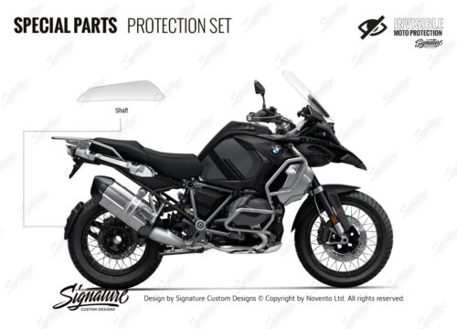 BMW R1250GS Adventure Triple Black Parts Protective Film