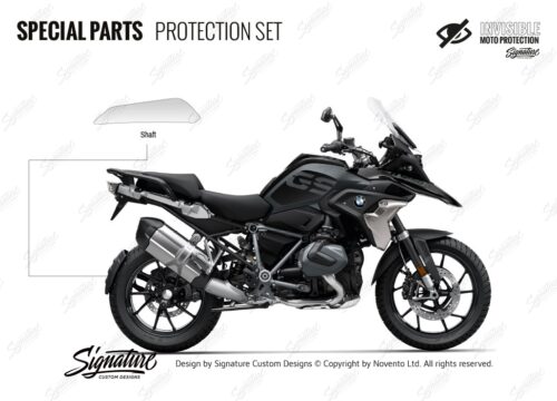 BPRF 4261 BMWR1250GS Trible black Special Parts Protective Films